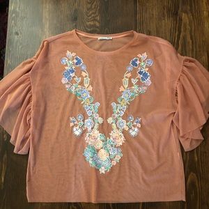 Sheer Zara Top